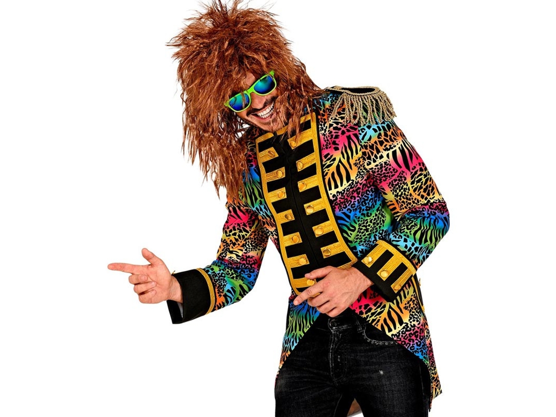 Disfraz o Frac animal print años 80 para hombre
