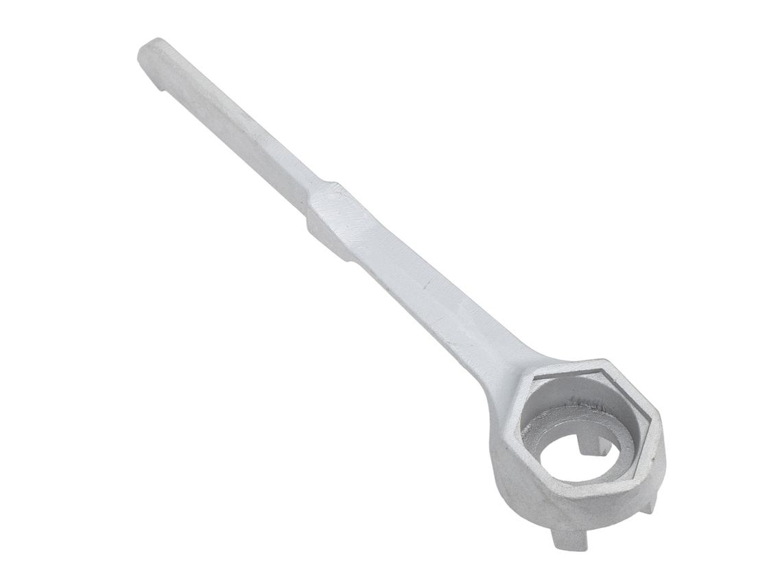 Tapón de aluminio de 10 pulgadas para barriles de 10 a 55 galones.
