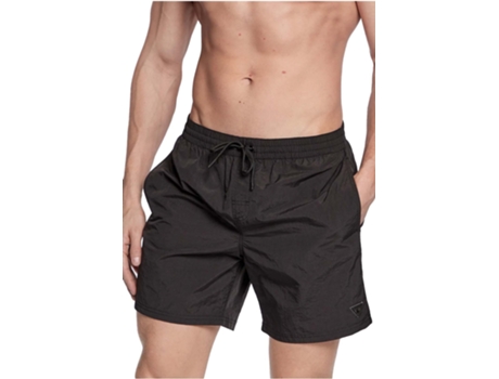 Pantalones Cortos GUESS JEANS Poliamida Hombre (M - Negro)