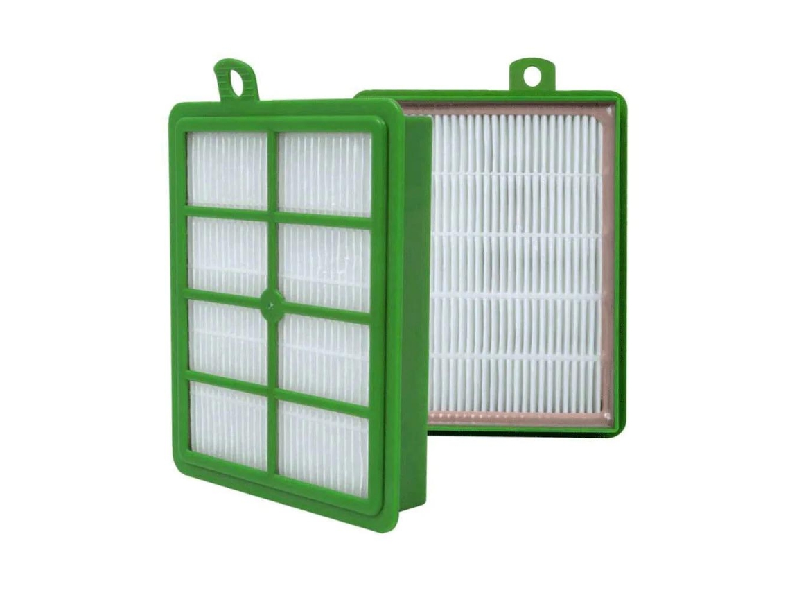 Filtro Hepa INF CompatÃ­vel con Philips / Electrolux Green / White 2-Pack