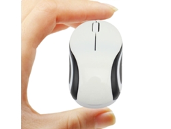 YIZHOOD 2,4 GHz USB inalámbrico mini ratón portátil para juegos de ordenador portátil regalo para niños PC manos pequeñas blanco