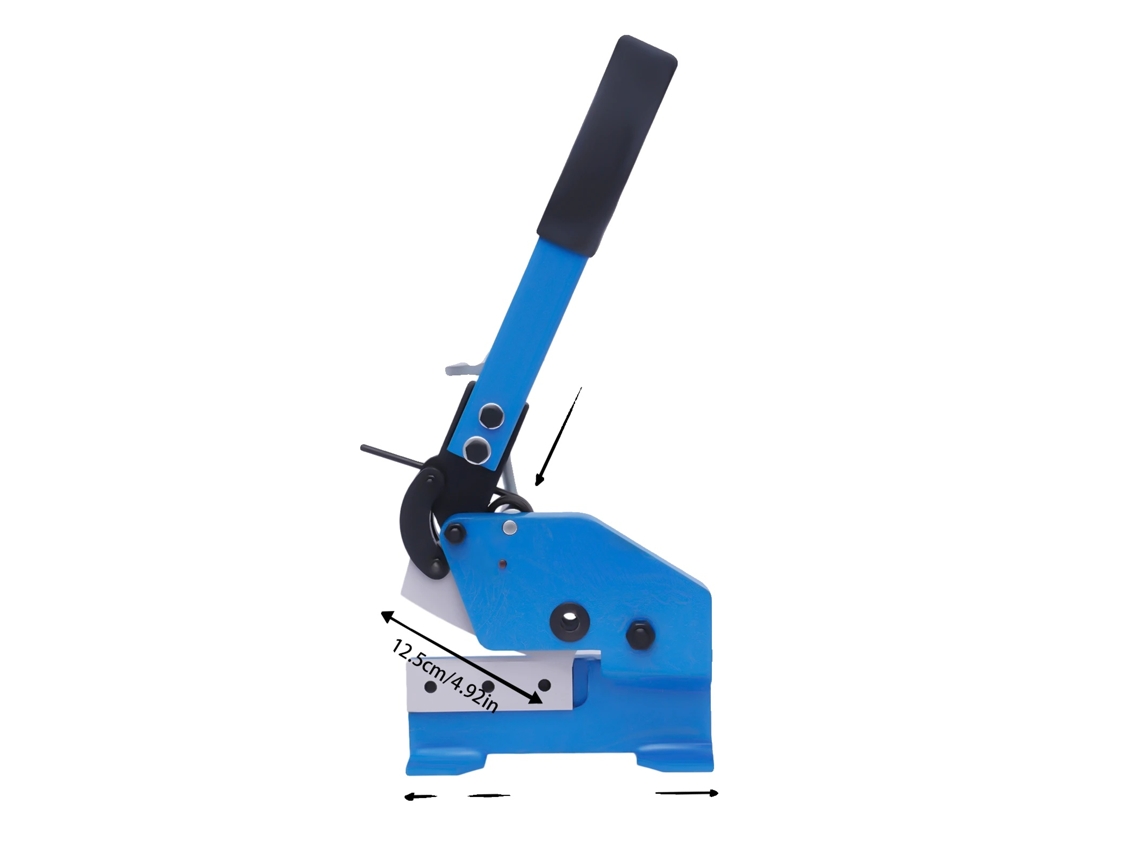 Tijeras metálicas de mano, alta resistencia, capacidad de corte versátil, hoja de 125 mm