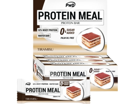 Barritas Protein Meal Sabor Tiramisu 12X35G Pwd PWD NUTRITION