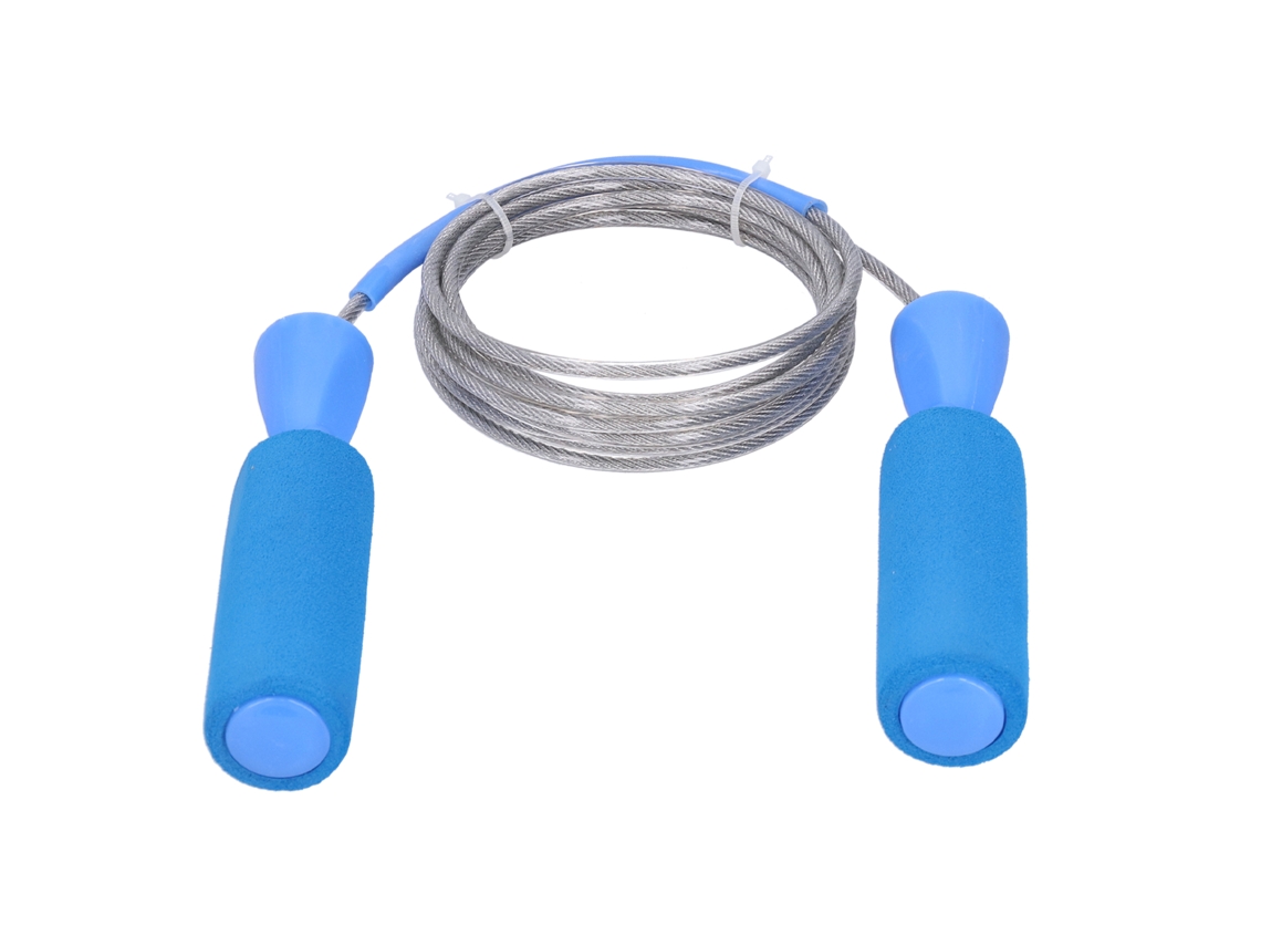 Cuerda Para Saltar De Acero Para Fitness, Para Hombres Y Mujeres, Entrenamiento En El Gimnasio, Pérdida De Peso, Azul.