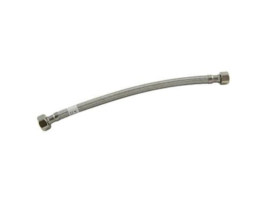 Latiguillo h 3/8 - h 1/2 de 25cm inox