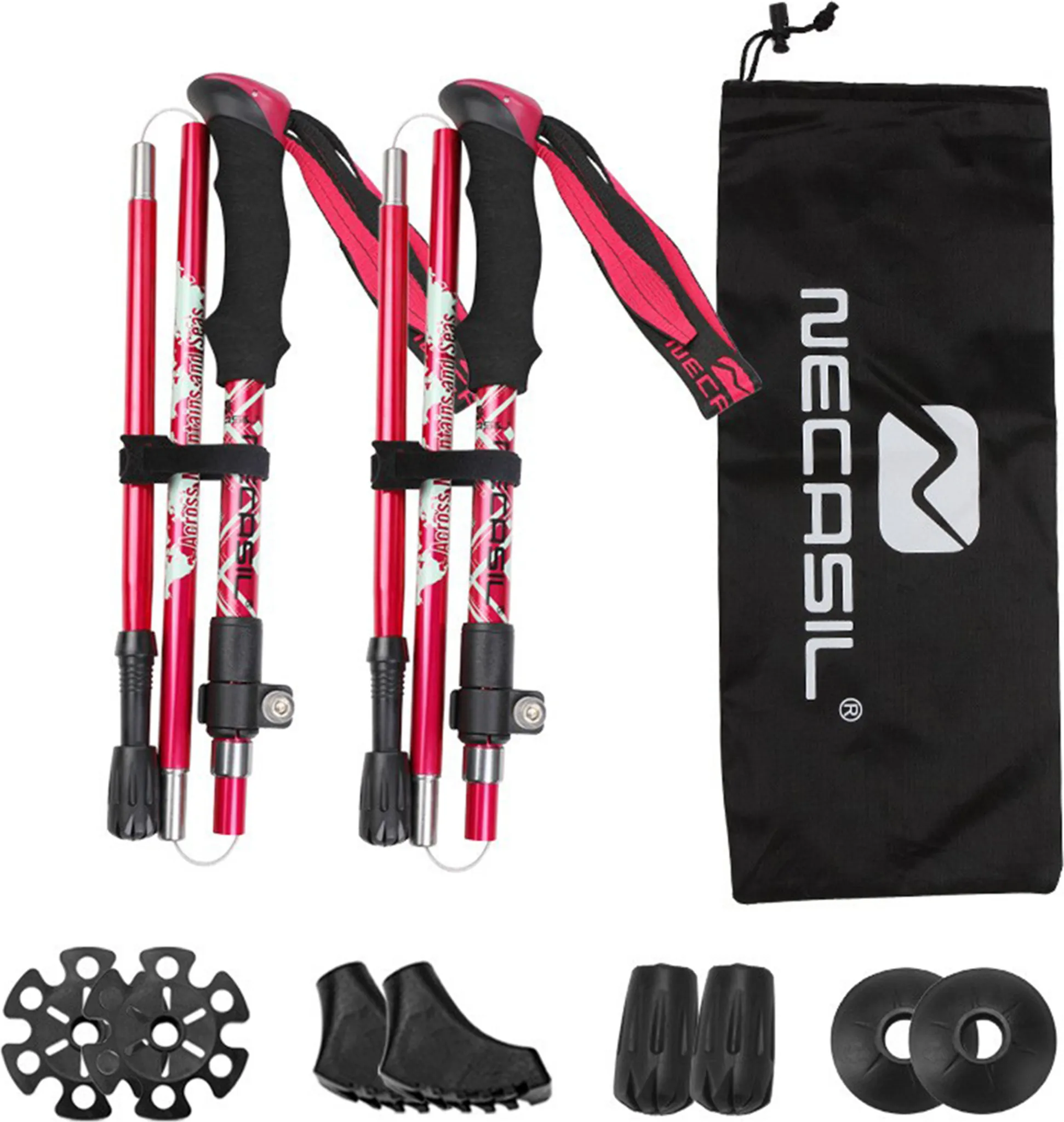 Estuche De Transporte Ajustable Para Bastones De Trekking, Almacenamiento Seguro Para Entusiastas De Las Actividades Al Aire Libre, Bolsa De Transport