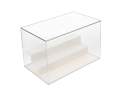 Caja De Almacenamiento Transparente De Tres Capas Para Figuritas Y Objetos.