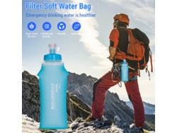 Filtro De Agua Portátil, Ligero, Plegable, Para Camping, Senderismo, Sistema De Purificación, Uso De Emergencia.