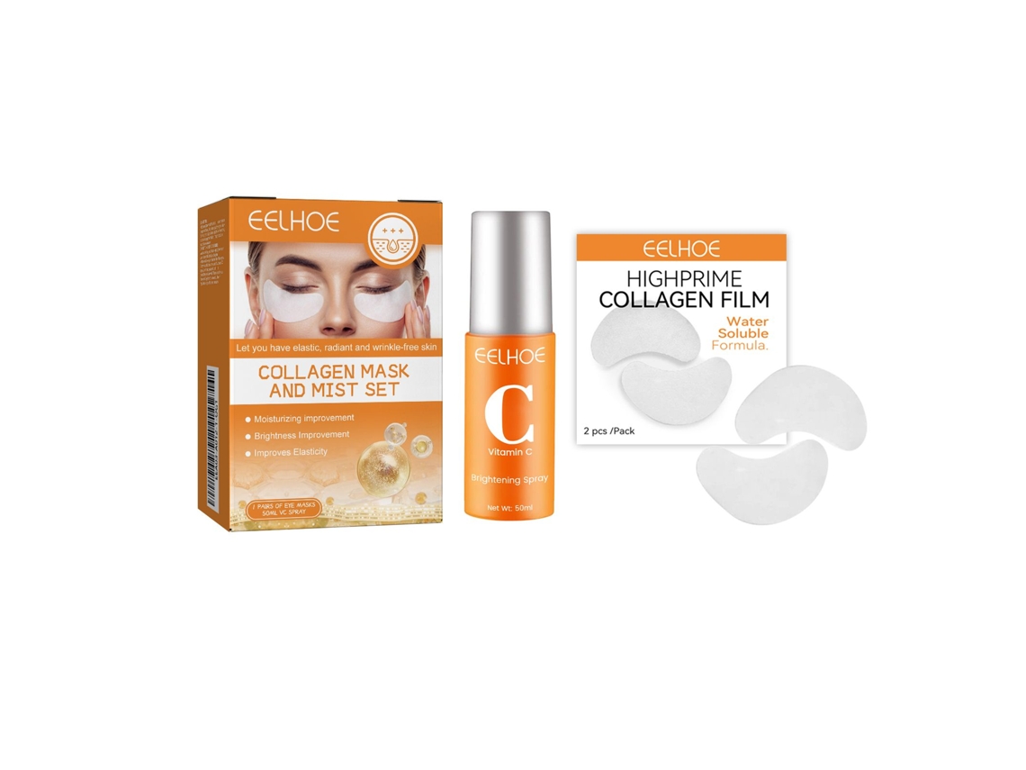 Mascarillas antiarrugas solubles con colágeno