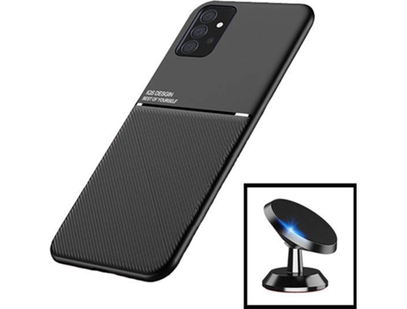Carcasa + Soporte Magnético Samsung Galaxy A72 5G PHONECARE Magnetic Lux Negro