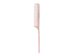 Peineta Profesional Para Peluquería Con Cola De Rata, Estilo Metálico, Aluminio Oro Rosa.
