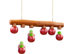 Juego de atrapar manzanas con 6 manzanas en ABS EIFSON