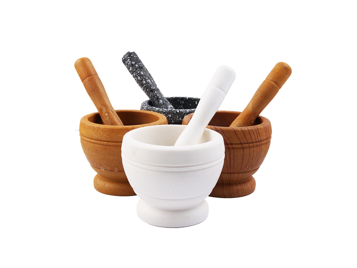 Molinillo De Ajo Manual, Picador De Alimentos Para Cocina, Utensilio De Madera Multifuncional.