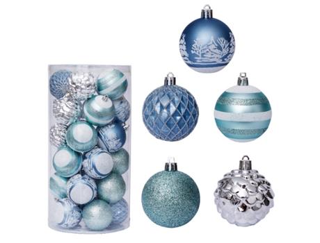 Adorno de Árbol de Navidad TUSERXLN Plástico Azul