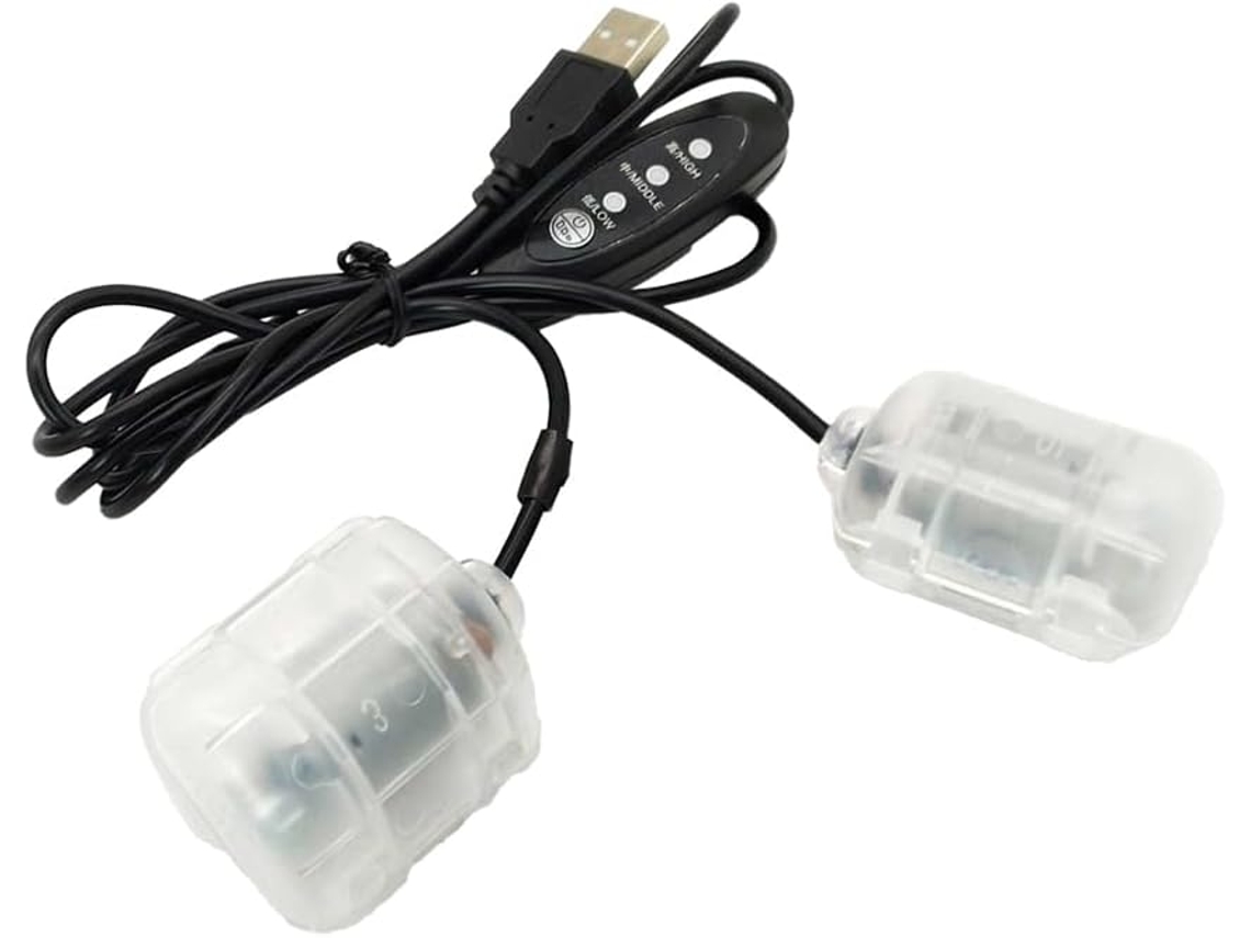 Masajeador Vibratorio Usb Con Control De Velocidad Y Tres Velocidades: Una, Dos Y 5 V. Incluye Cojín De Masaje.