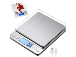  Báscula De Cocina Digital Con Carga Usb 0 1G/3Kg Función Psc Electrónica Delgada Conversión De Pantalla Lcd De Tara 6