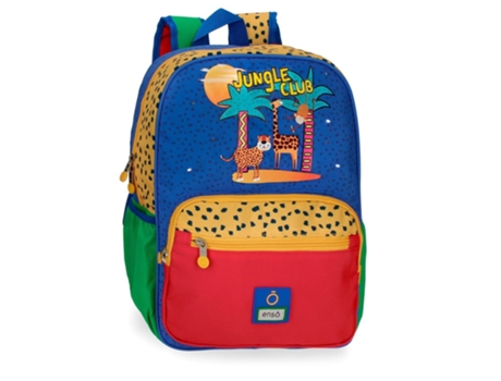 Mochila ENSO Jungle Club (Multicolor - 38 x 30 x 12 cm)