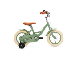 Generation Blanco 12 Pulgadas Verde Oliva - Bicicleta Infantil Con Cesta
