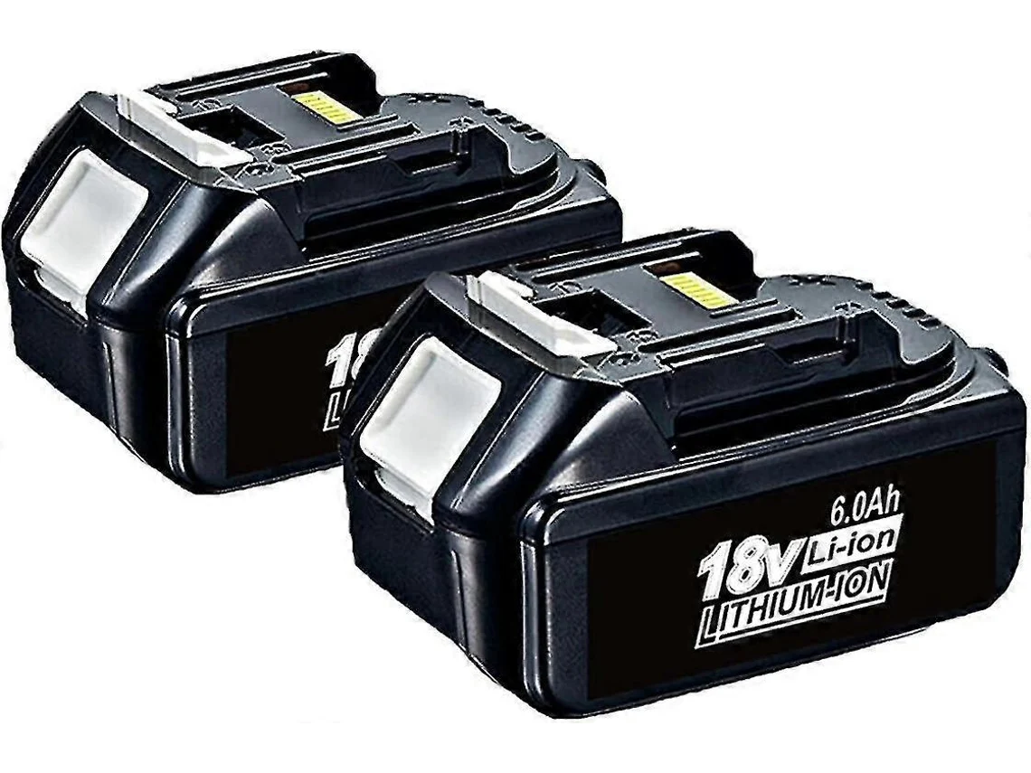 2 Pacotes Para Bateria Makita 18v 6.0 Ah Lxt Li - Ion Bl1850b Bl1830b Bl1860b Sem Fio, 100 Novo
