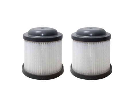 Filtro Hepa para polvo Filtro Hepa para polvo de repuesto de 2 piezas para filtro Black & Decker compatible con aspiradoras Pvf110 Phv1210 y Phv1810