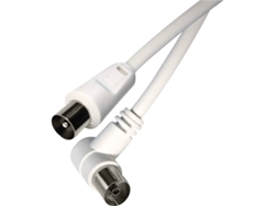Cable de Antena EMOS (Coaxial - 15 m - Blanco)