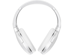Auriculares BASEUS D02 (Over Ear - Micrófono - Blanco)