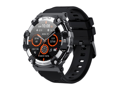 Smartwatch PG666 con pantalla TFT de 1,39'' con llamadas Bluetooth, compatible con monitorización de frecuencia cardíaca/presión arterial