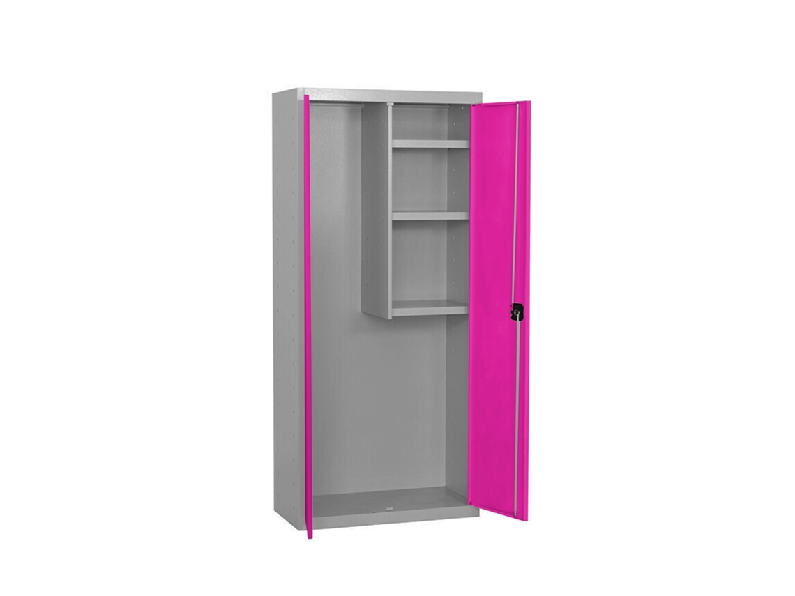 Simonlocker Prof.Dism.Limpeza 180X80X40 2/3 Gris/Rojo SIMON RACK