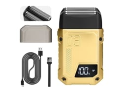 Afeitadora eléctrica de cuchilla recíproca para hombre, 3 niveles de velocidad (dorada) Czhhmart