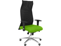 Silla de Escritorio Ejecutiva PYC Sahuco Verde con ruedas antiarañazos (Brazos Ajustables - Malla)