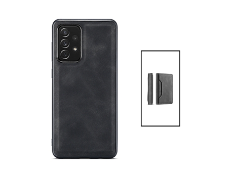Funda Folio para Samsung Galaxy A52/A52 5G GIFT4ME Piel Negro