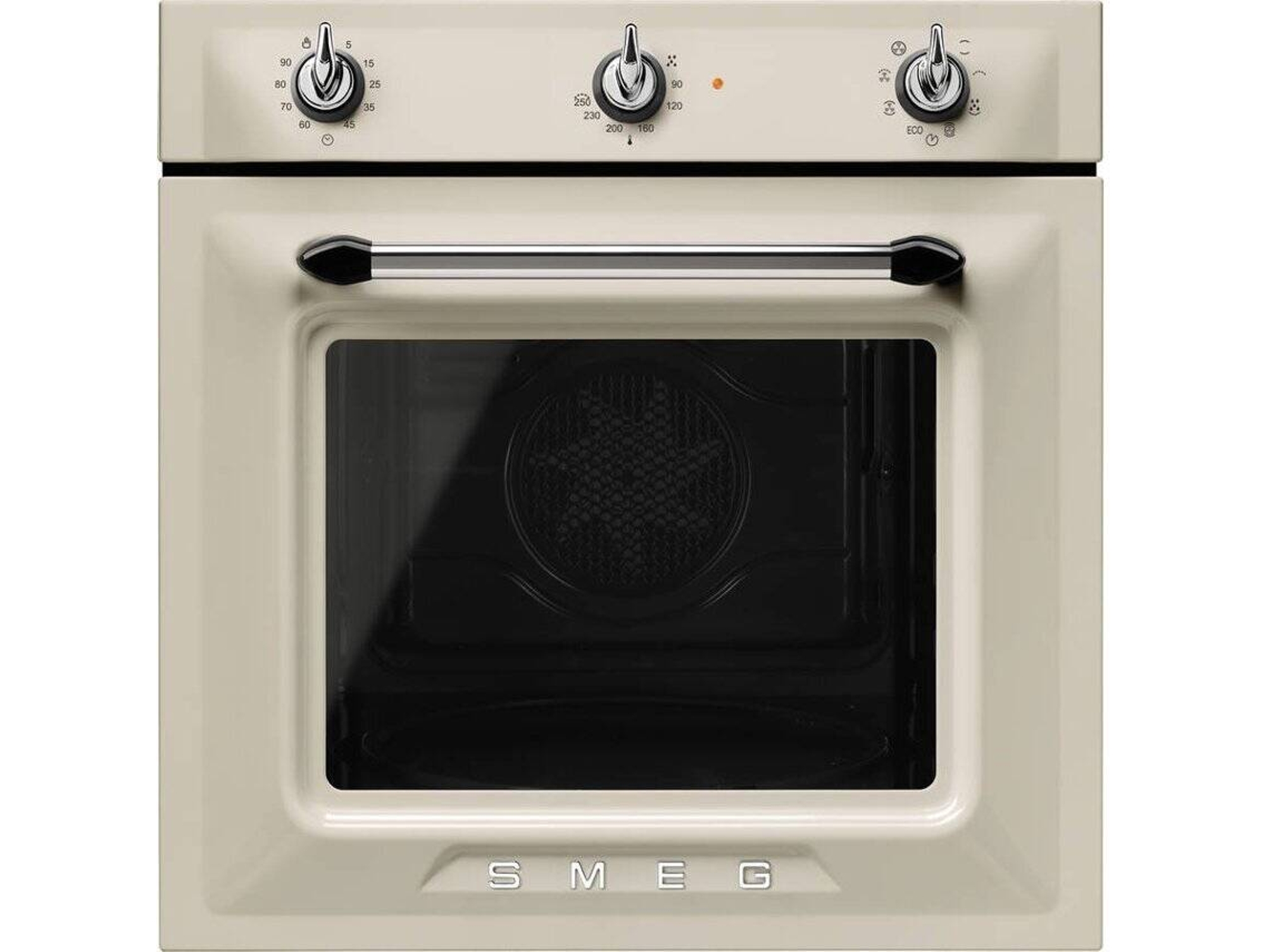 Horno SMEG Victoria SF6905P1 (70 L - 59.7 cm - Hidrolítico - Crema)