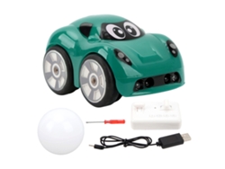 Mini Coche Teledirigido De Dibujos Animados 2.4g Con Modos De Seguimiento Y Seguimiento Para Niños, Juguete De Regalo, Color Verde.