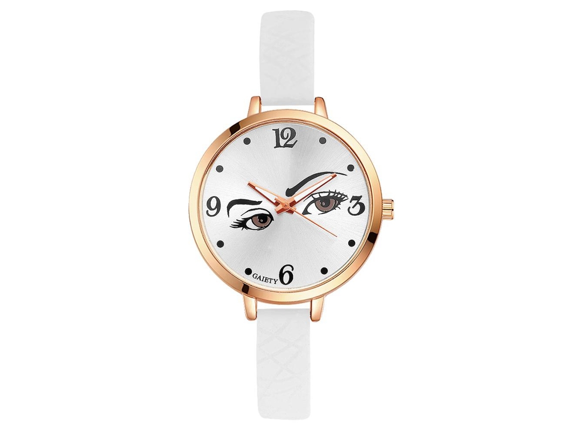 Reloj De Pulsera Analógico Redondo De Cuarzo Plateado Para Mujer Hannah Martin Hm-1107