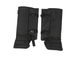 Protectores De Piernas Ajustables E Impermeables De Tela Oxford Contra Serpientes Para Senderismo Al Aire Libre - Negro