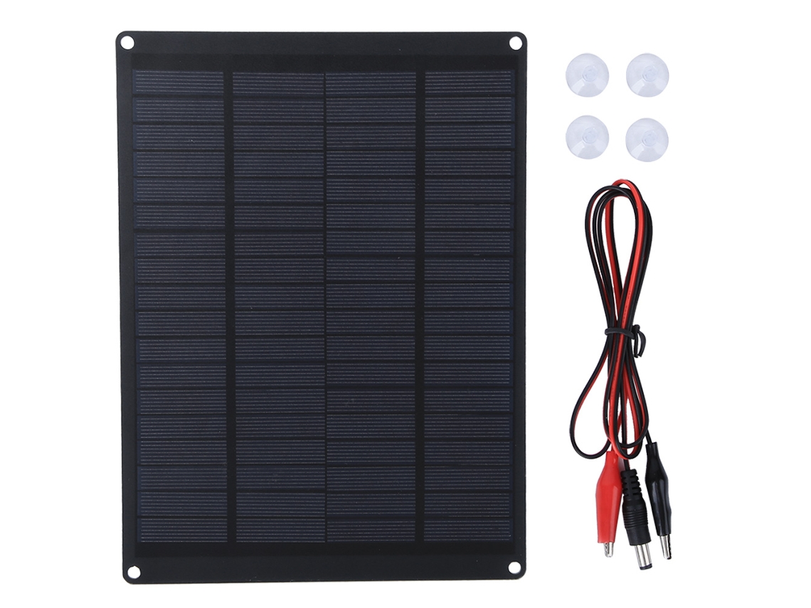2026-panel Solar Portátil De Silicio Policristalino 18v 5.5w Con Usb Para Carga Al Aire Libre