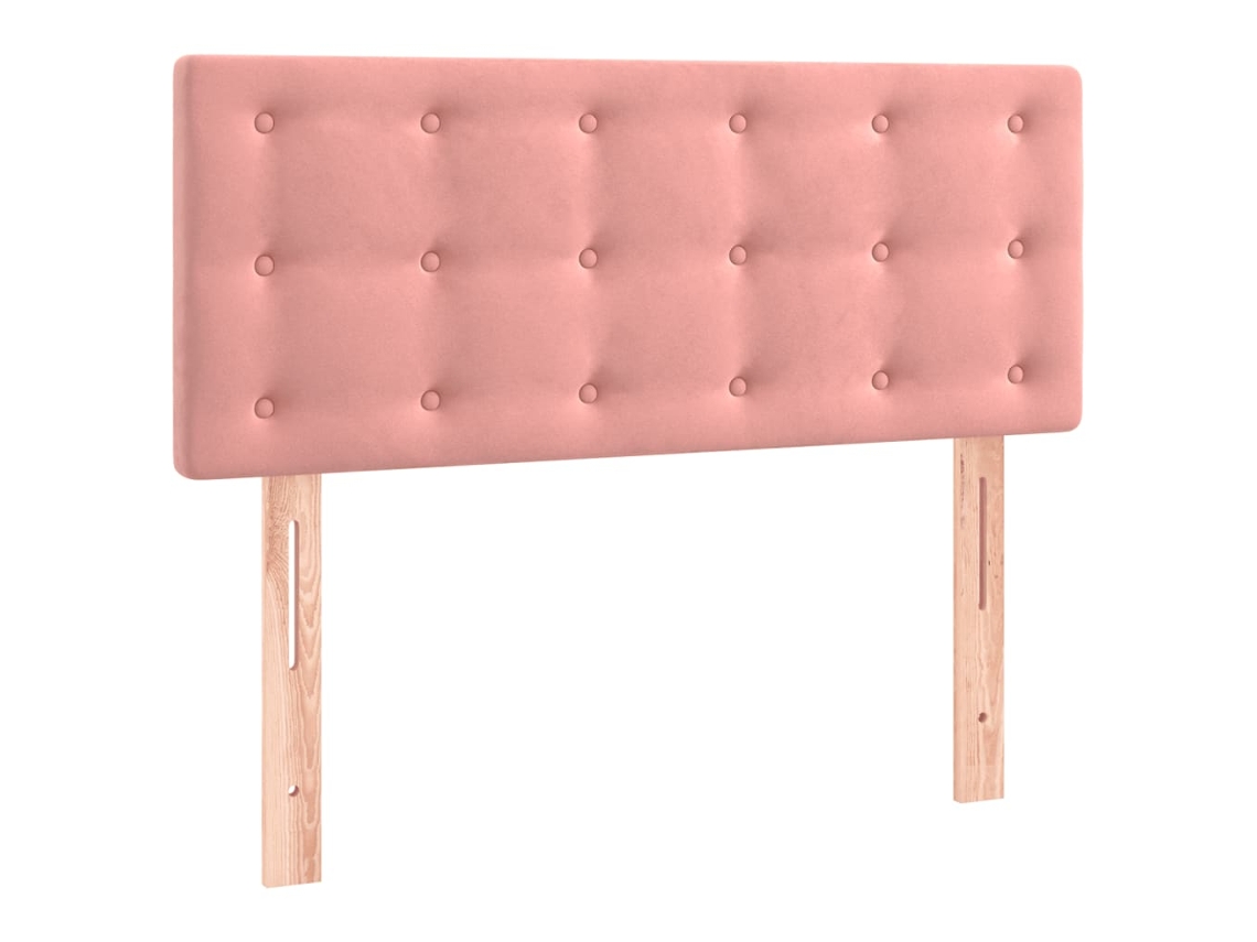 Cabecero de cama de terciopelo 90x5x78/88 cm Rosa MAISON EXCLUSIVE