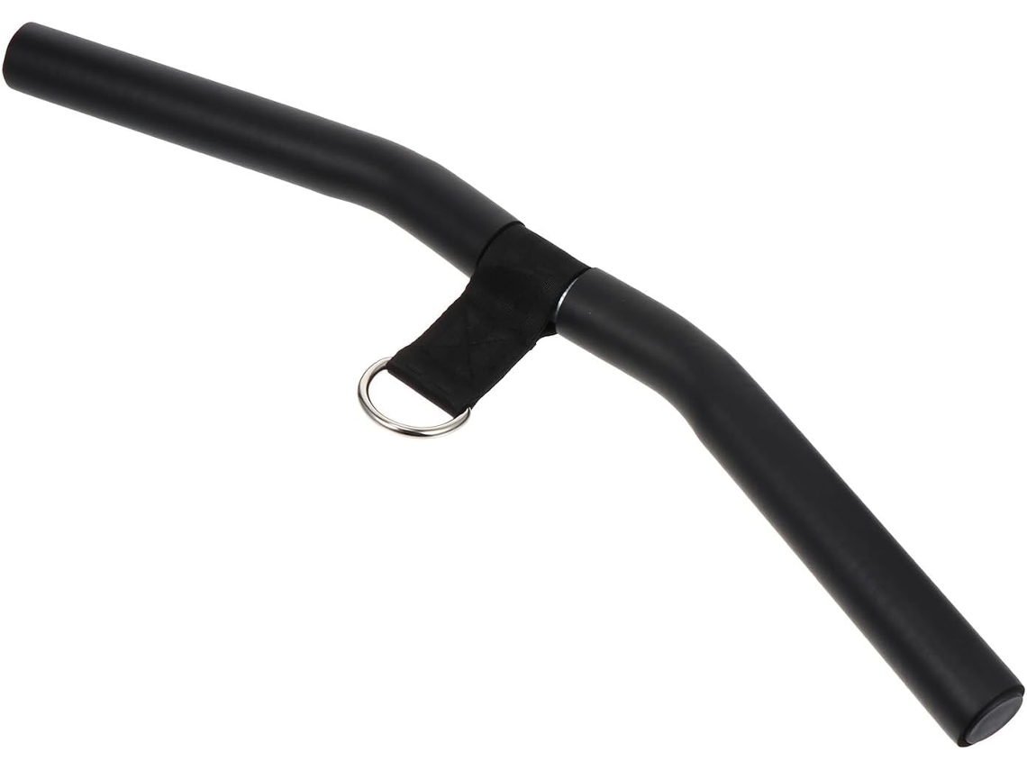 Barra de tiro compacta SFUSHOS de 49 cm con empuñadura acolchada