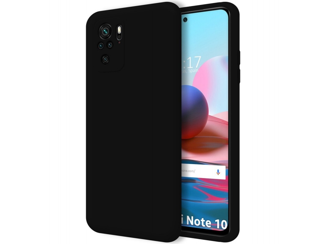 Carcasa Xiaomi Redmi Note 10 / 10S TUMUNDOSMARTPHONE Silicona Líquida Negro