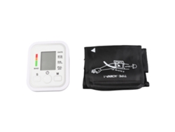Monitor De Presión Arterial Portátil Para El Brazo Con Pantalla Lcd, Almacenamiento De Datos Y Ajuste De Hora.