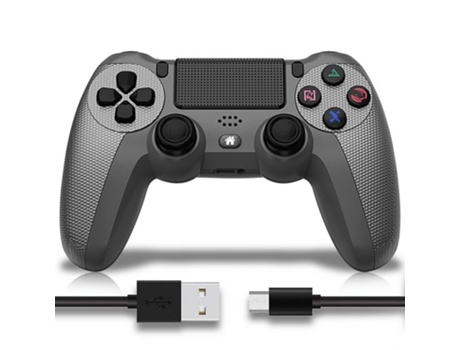 Mando PS4 KINSI Kinsi Dualshock (Inalámbrico - Negro)