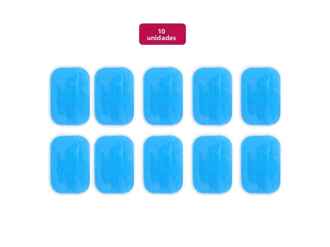 (10 Piezas) Parche De Gel De Entrenamiento Para Masaje Relajante De 4 X 6 Cm