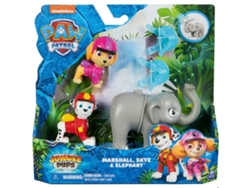 Figuras PATRULLA CANINA De la Selva Marshall, Skye y Elefante