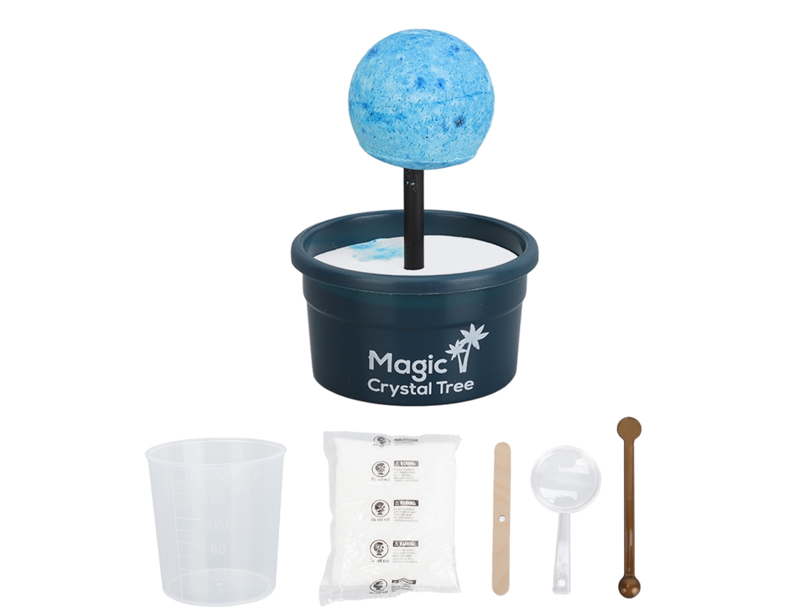 Kit De Cultivo De Jardín De Cristal Azul Para Niños - Juguete Científico Educativo Para Armar