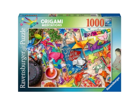 Puzzle RAVENSBURGUER Meditación Y Origami (Edad Mínima: ‍14 Años - 1000 Piezas)