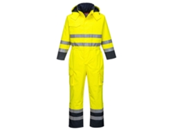 Mono De Alta Visibilidad Y Antiestático Bizflame Rain Amarillo Marino / Xxl