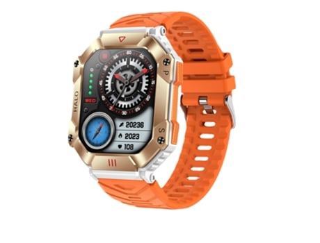 Reloj inteligente militar para exteriores para hombre, relojes deportivos de altitud y aire, GPS, seguimiento de movimiento, brújula, llamada Bluet...