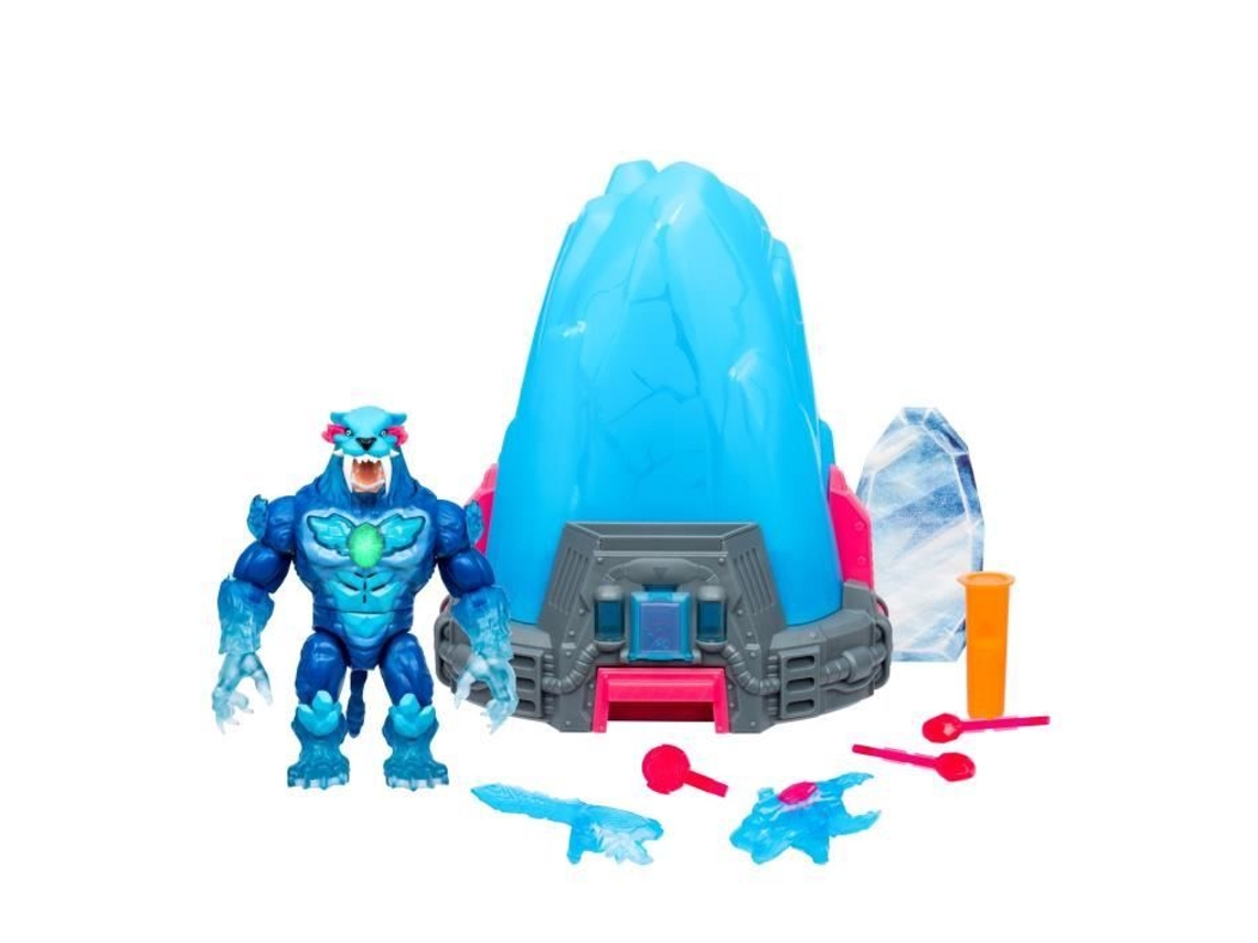 Cryo Lab - MOOSE TOYS - Mr. Beast Lab - 18 cm, 30 luces y sonidos, 2 figuras coleccionables