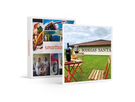 Caja Regalo SMARTBOX Visita a Bodegas Santalba y cata de 3 vinos premium DOCa Rioja con 6 tapas