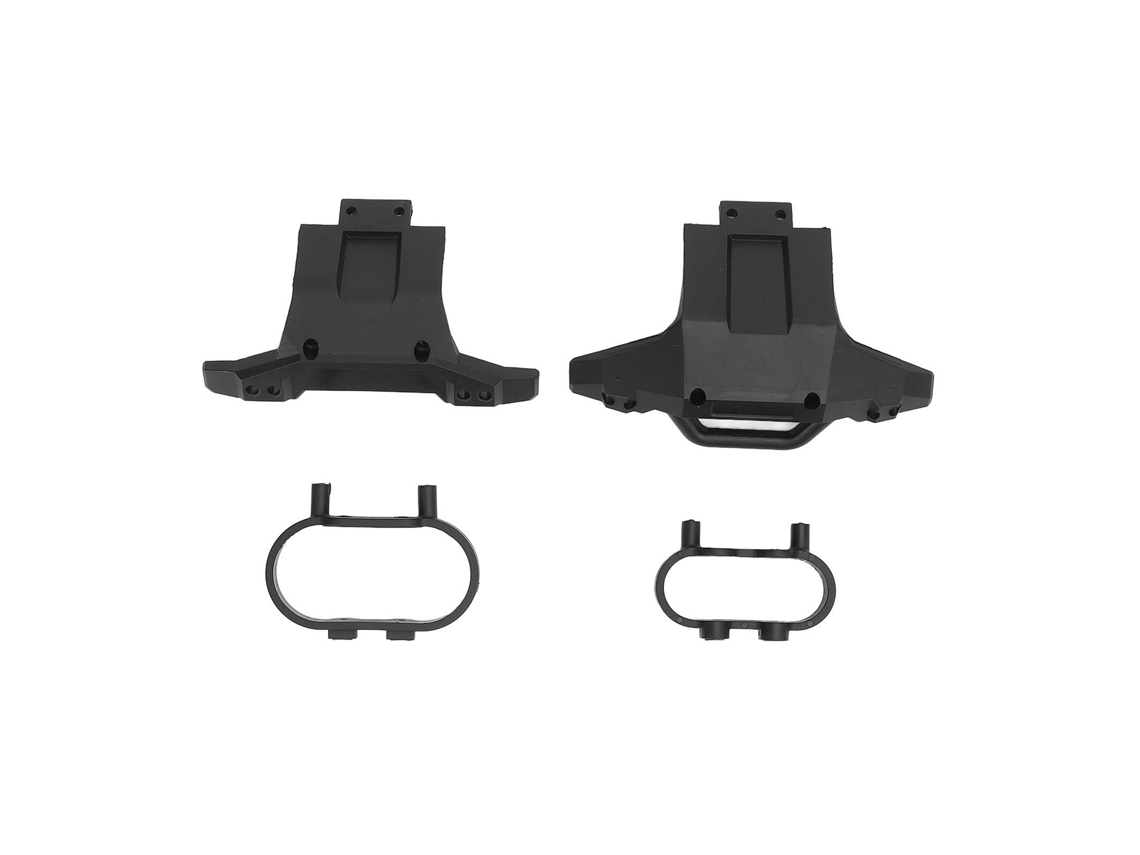Parachoques Rc, Resistentes, Anticolisión, Delanteros Y Traseros, Con Soporte Para Coches De Control Remoto Wltoys 144002 144018